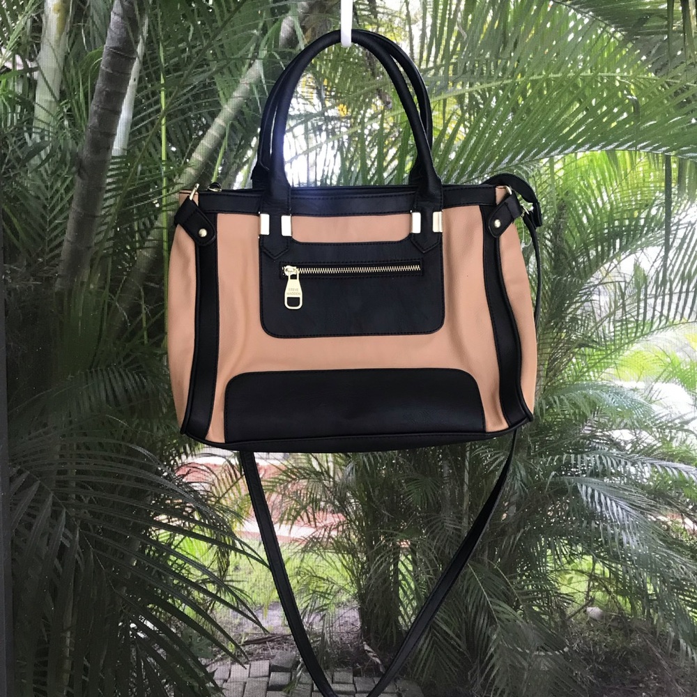 Steve Madden brown/black shoulder purse